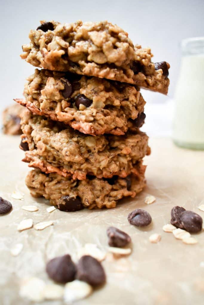 stack of breakfast cookies