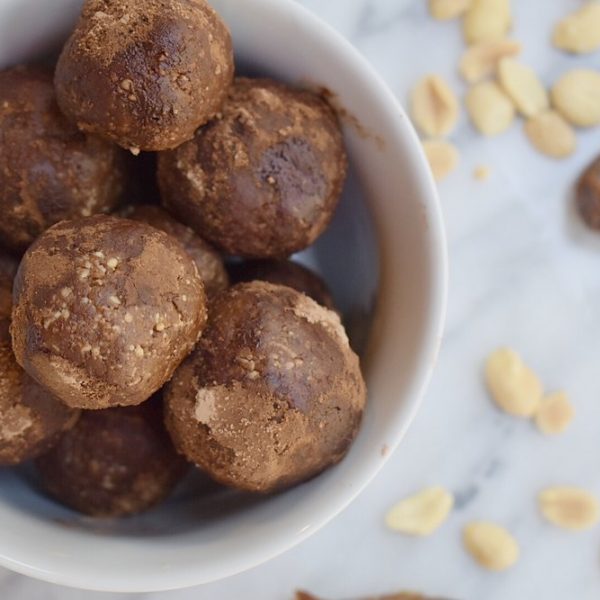 Chocolate Peanut Butter Cup Energy Balls