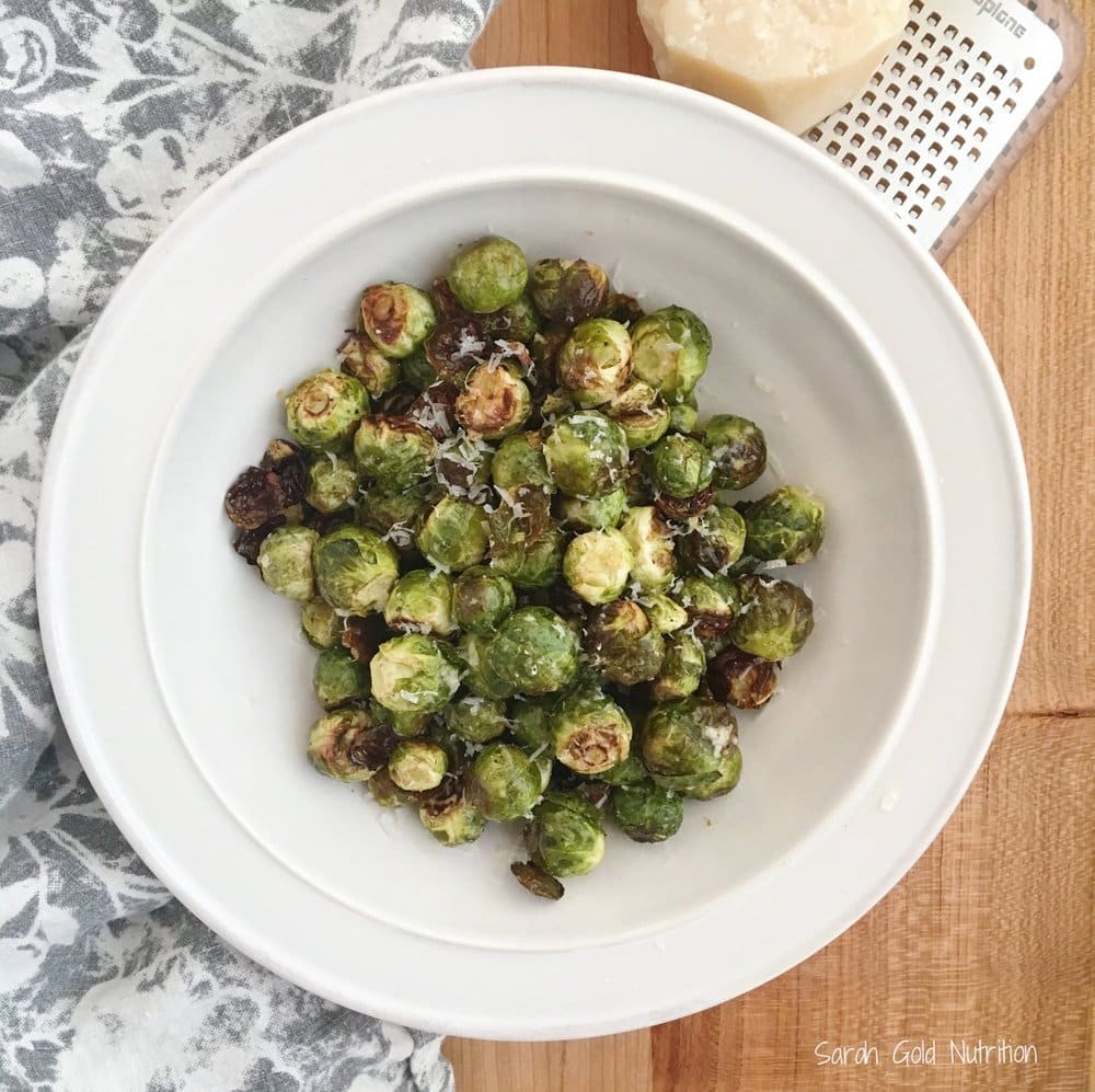 Parmesan Truffle Brussels sprouts