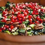 In need of some greens for your holiday table? This is your answer. It’s simple, fresh, and can be made a day or two ahead of time, making it the perfect complement to an indulgent, celebratory meal.