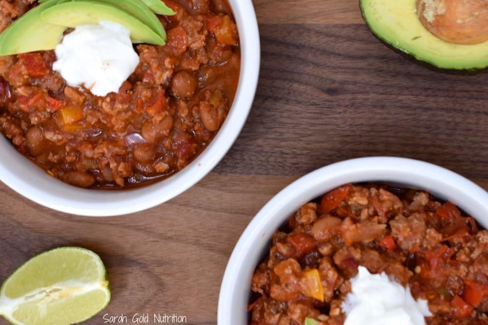 slow cooker chipotle chili