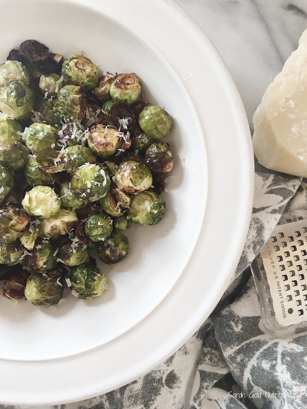 Crispy Truffle Parmesan Brussels Sprouts Sarah Gold Nutrition