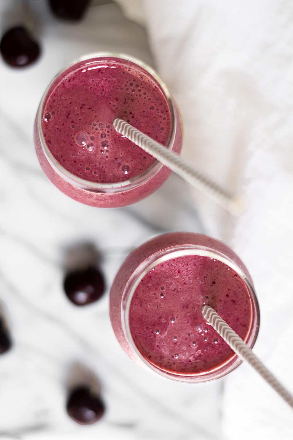 High Protein Cherry Vanilla Smoothie | Sarah Gold Nutrition: Intuitive ...