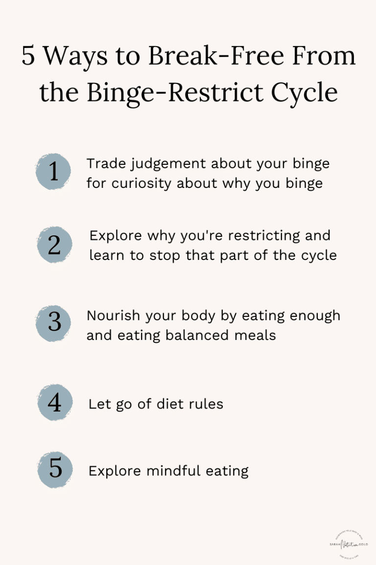 5 Steps to Break Free from the Binge-Restrict Cycle